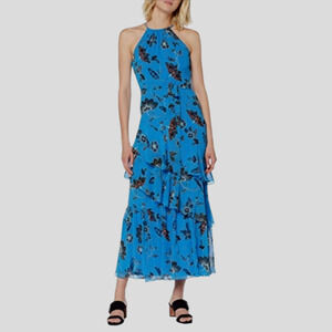Karen Millen Halter Neck Tie-Belt Dress - Women's Size US 12 - EUC